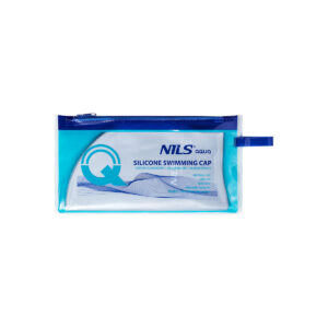 Nqc jednokolorowy sl01 szary czepek silikonowy nils aqua