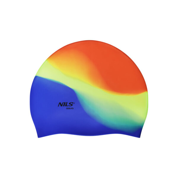 Nqc multikolor m04 czepek silikonowy nils aqua