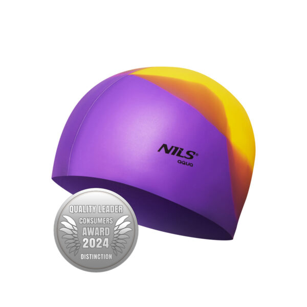 Nqc multikolor m11 czepek silikonowy nils aqua