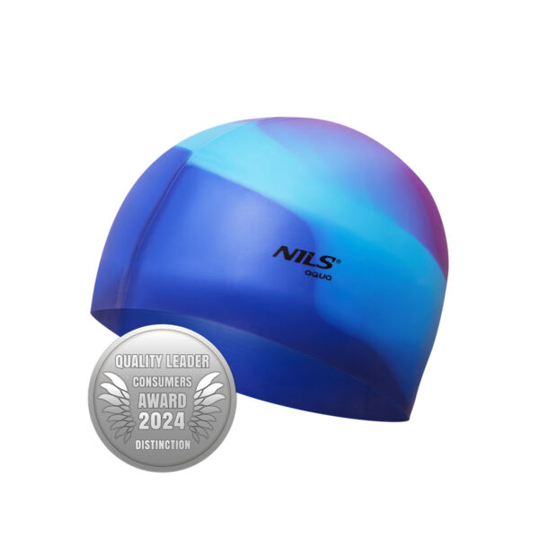 Nqc multikolor m12 czepek silikonowy nils aqua
