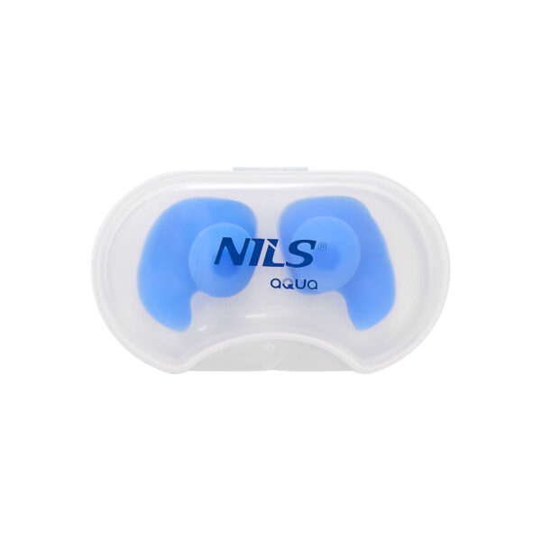 Nqaw60 niebieski silikonowe zatyczki do uszu nils aqua