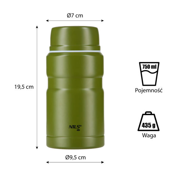 Nct02 termos zestaw 750ml nils camp