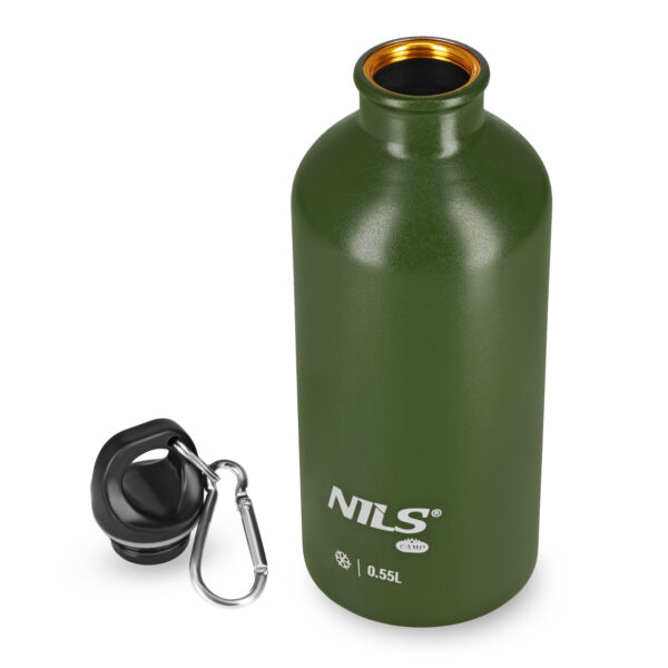 Nc3801 butelka turystyczna 550ml zielona nils camp