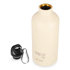 Nc3801 butelka turystyczna 550ml beŻowa nils camp