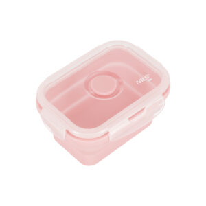 Nc4105 pojemnik/lunch box skŁadany rÓŻowy 355ml nils camp