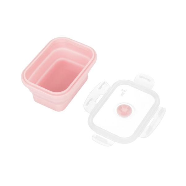Nc4105 pojemnik/lunch box skŁadany rÓŻowy 355ml nils camp