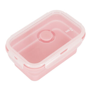Nc4105 pojemnik/lunch box skŁadany rÓŻowy 500ml nils camp