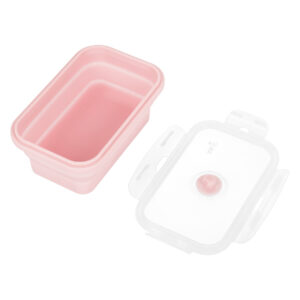 Nc4105 pojemnik/lunch box skŁadany rÓŻowy 500ml nils camp