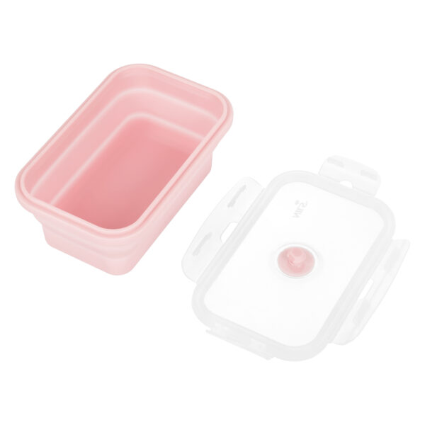 Nc4105 pojemnik/lunch box skŁadany rÓŻowy 500ml nils camp