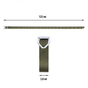 Nc1728 pasek taktyczny zielony 125cm nils camp
