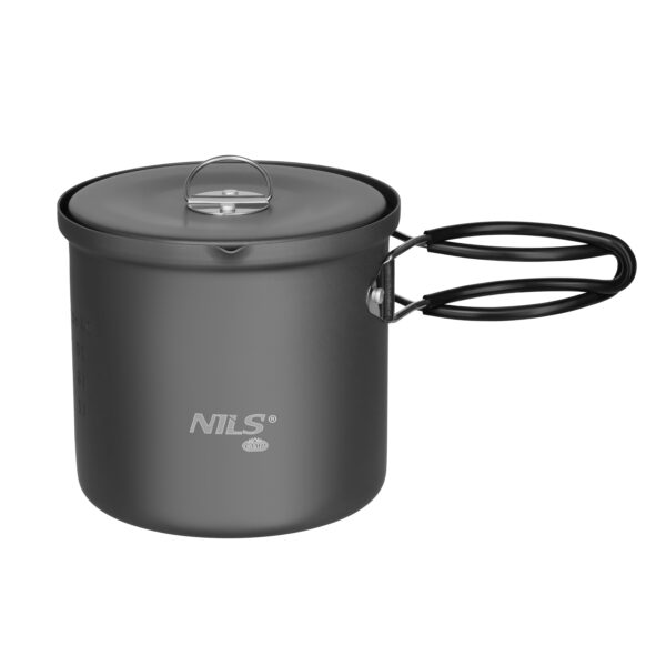 Nc4202 garnek turystyczny aluminiowy z pokrywkĄ 1000ml nils camp Nc4202 garnek turystyczny aluminiowy z pokrywkĄ 1000ml nils camp