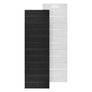 Nc17103 karimata skŁadana turystyczna z podbiciem aluminiowym + xpe 195 cm czarna nils camp