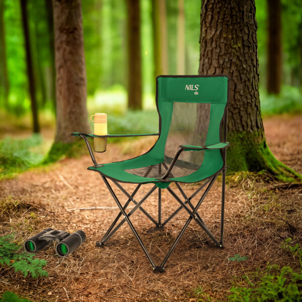 Nc3302 krzesŁo turystyczne zielono-czarny nils camp