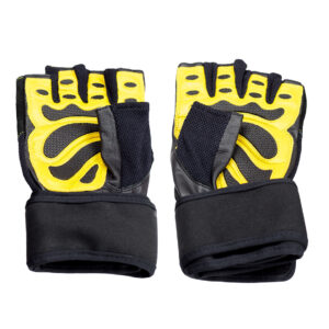 Rst01 black/yellow rozm. s rĘkawice na siŁowniĘ hms