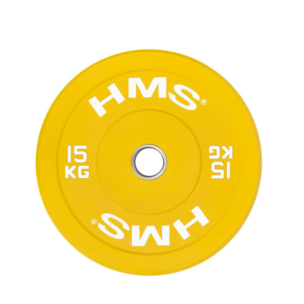 Cbr15 yellow talerz olimpijski bumper 15 kg hms