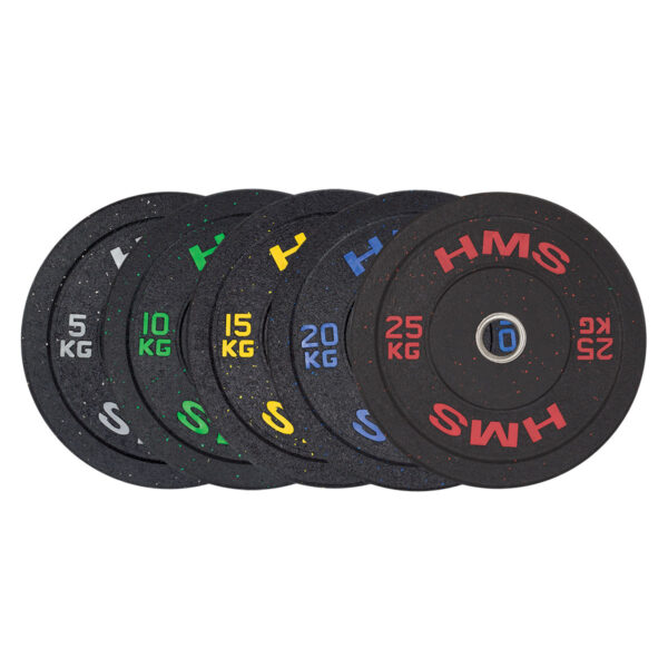Htbr15 yellow talerz olimpijski bumper 15 kg hms Htbr15 yellow talerz olimpijski bumper 15 kg hms