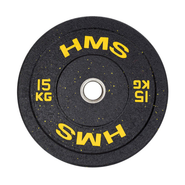 Htbr15 yellow talerz olimpijski bumper 15 kg hms