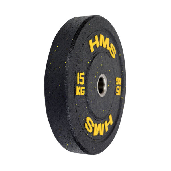 Htbr15 yellow talerz olimpijski bumper 15 kg hms