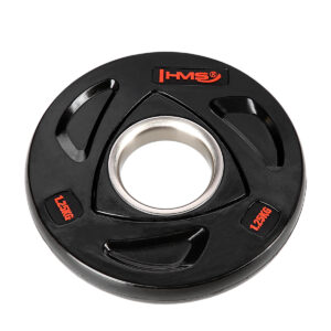 Tox01 czarny talerz olimpijski ogumowany 1.25 kg hms