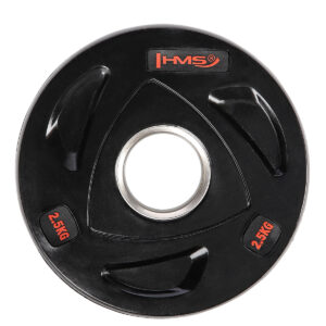 Tox02 czarny talerz olimpijski ogumowany 2.5 kg hms