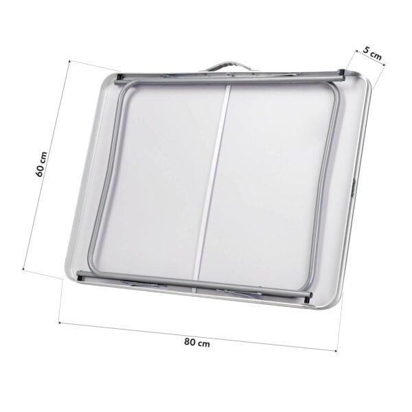 Nc3401 stÓŁ kempingowy 80x60x70 cm ciemnoszary nils camp