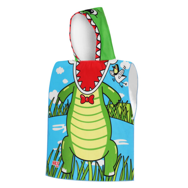 Nar20 rĘcznik ponczo crocodile nils aqua