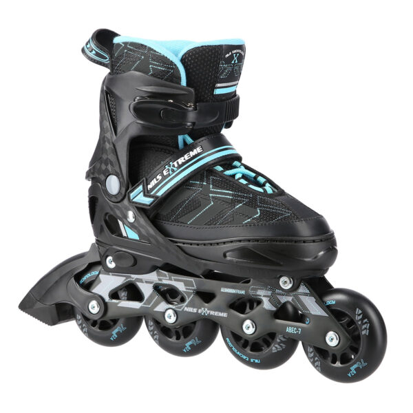 Na11002 czarno/niebieskie rozm. m (35-38) ŁyŻworolki nils extreme