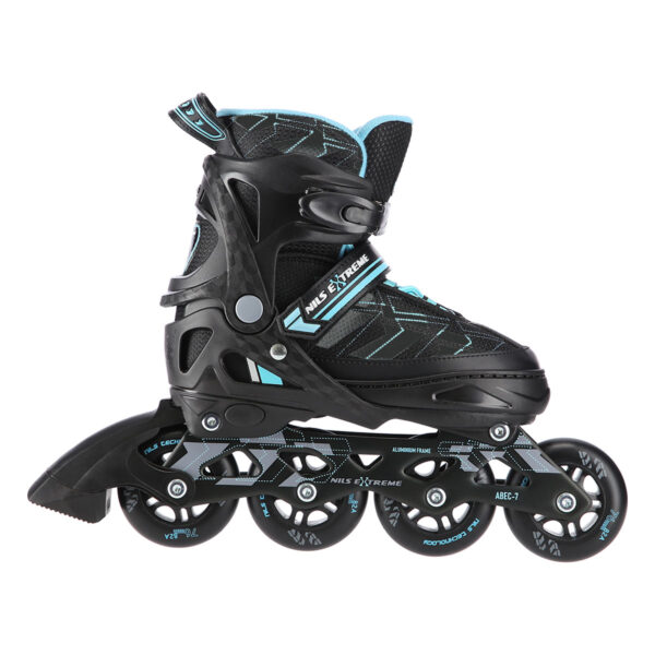 Na11002 czarno/niebieskie rozm. m (35-38) ŁyŻworolki nils extreme