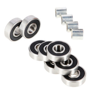 Abec-9 rs graphit chrome ŁoŻyska (8 szt) opak. metal nils extreme