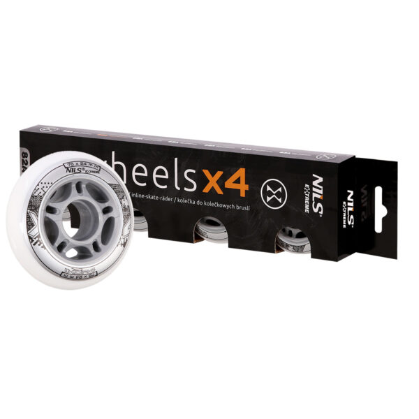 Pu 76x24 82a biaŁe kÓŁka (4 szt.) nils extreme