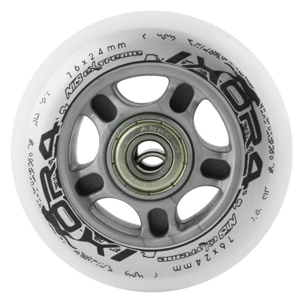 Pu 76x24 82a biaŁe (4 szt.) + abec-7 (8 szt.) zestaw nils extreme Pu 76x24 82a biaŁe (4 szt.) + abec-7 (8 szt.) zestaw nils extreme