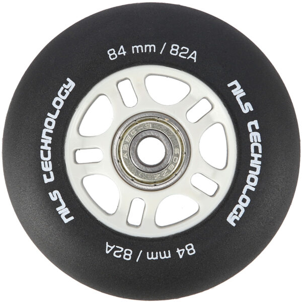Pu 84x24 82a czarne matowe (4 szt.) + abec-9 chrome (8 szt.) zestaw nils extreme