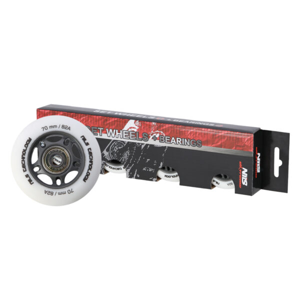 Pu 70x24 82a biaŁe matowe (4 szt.) + abec-9 (8 szt.) zestaw nils extreme
