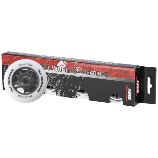 Pu 76x24 82a biaŁe matowe (4 szt.) + abec-9 (8 szt.) zestaw nils extreme