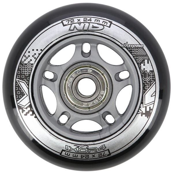 Pu 72x24 82a czarne (4 szt.) + abec-9 (8 szt.) zestaw nils extreme
