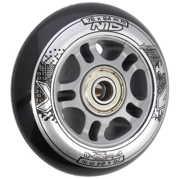 Pu 76x24 82a czarne (4 szt.) + abec-9 (8 szt.) zestaw nils extreme