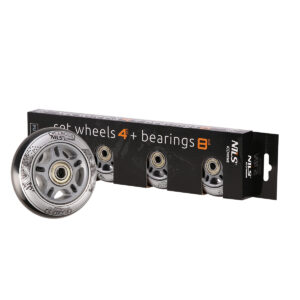 Pu 80x24 82a czarne (4 szt.) + abec-9 (8 szt.) zestaw nils extreme