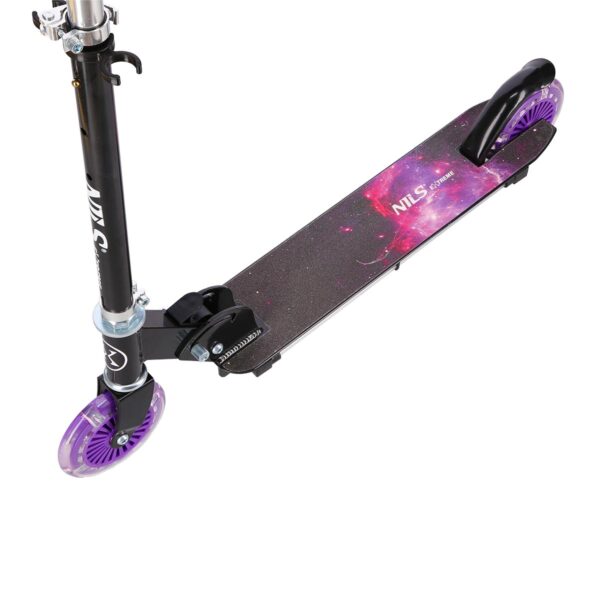 Hd025 led violet hulajnoga nils extreme