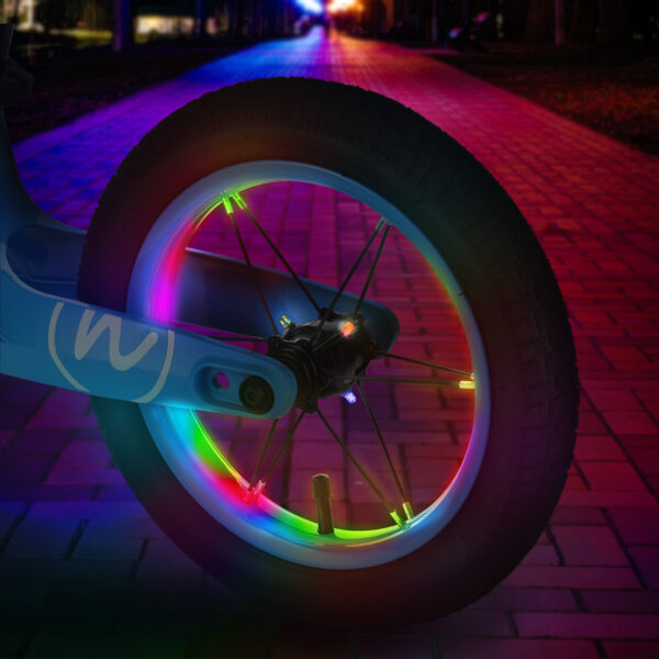 Rb901 led rowerek biegowy koŁa pompowane 12'' niebieski nils fun