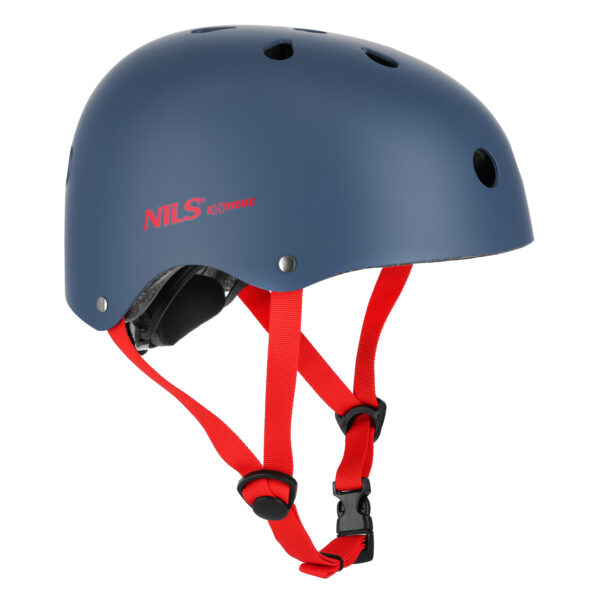 Mtw001-1 kask szaro-czerwony rozm. xs(48-52cm) nils extreme
