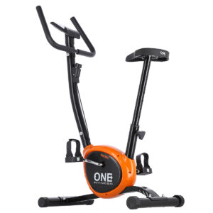 Rw3011 black-orange rower mechaniczny one fitness