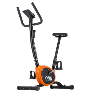 Rw3011 black-orange rower mechaniczny one fitness