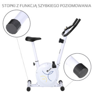 Rm8740 white rower magnetyczny one fitness