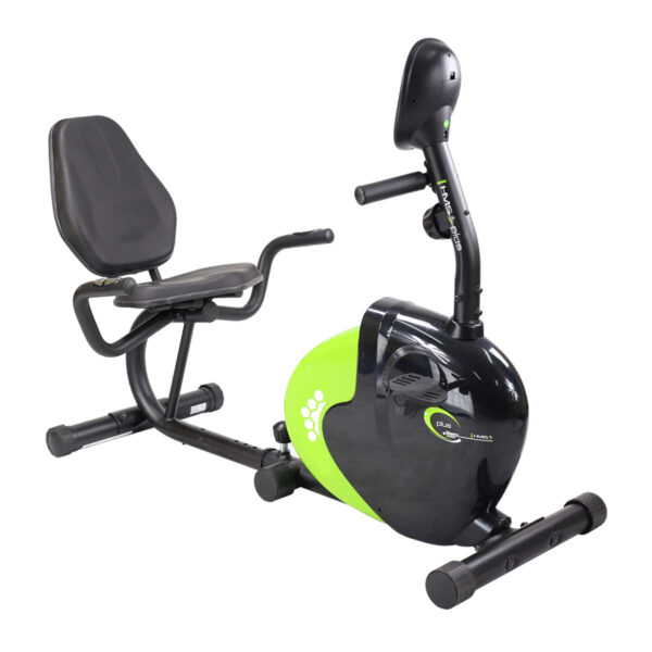 R9259 plus poziomy rower stacjonarny magnetyczny hms (9 kg) czarno-zielony