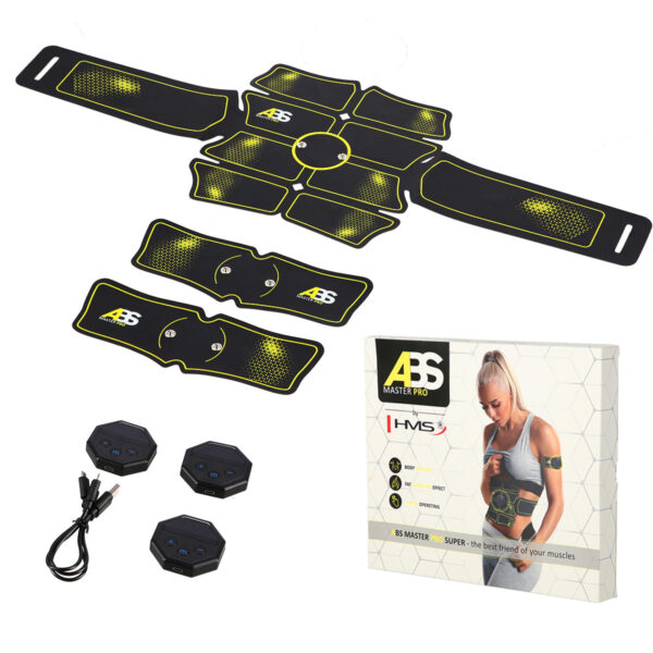 Abs master pro super elektrostymulator miĘŚni hms