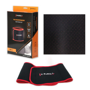 Br163 pas na brzuch wyszczuplajĄcy black-red one size hms
