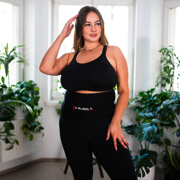 Br163 pas na brzuch wyszczuplajĄcy black plus size hms