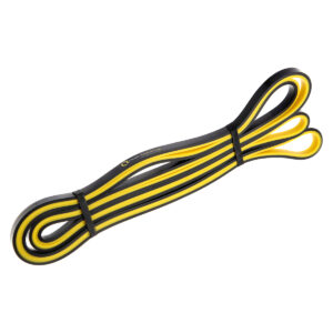 Gu06 ŻÓŁto-czarna 9 x 5 x 2250 mm guma do ĆwiczeŃ hms premium
