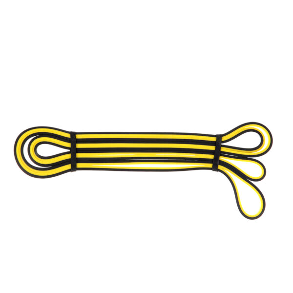 Gu06 ŻÓŁto-czarna 9 x 5 x 2250 mm guma do ĆwiczeŃ hms premium