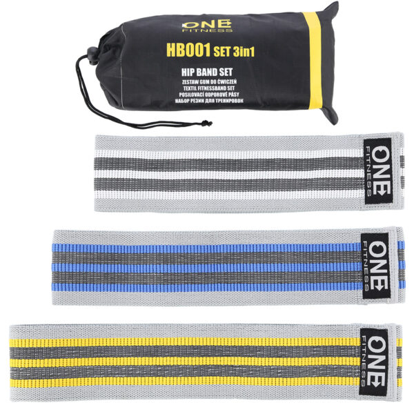 Hb001 set 3w1 gumy do ĆwiczeŃ one fitness